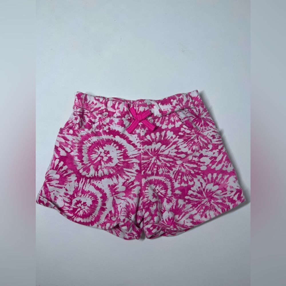 Tommy Bahama Girls 10/12 L Pink Tie Dye Boho Summer Shorts